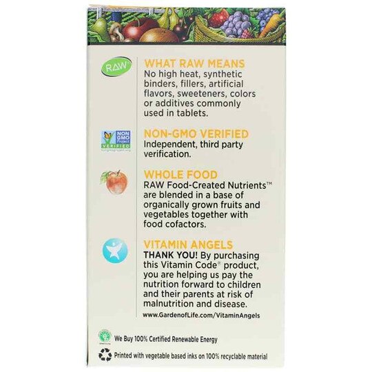 Vitamin Code Perfect Weight Whole Food Multivitamin, Garden of Life